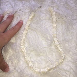 Pookashell white necklace!